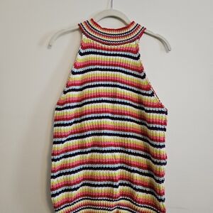 Anthropologie Multicolor Striped Tank Top